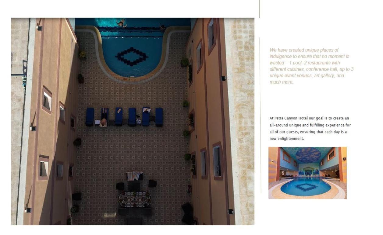 Petra Canyon Hotel วาดี มูซา ภายนอก รูปภาพ